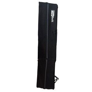 FlipBelt Running Belt L Zipper Pocket Black Travel Keyring Phone Money Holder
